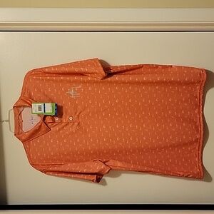 NWT: Guy Harvey Performance Printed Polo Shirt